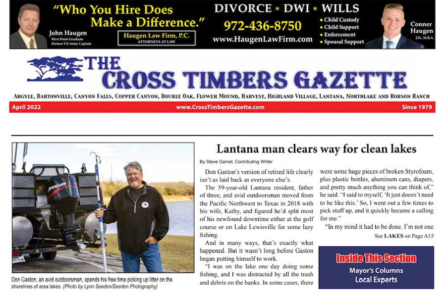Lantana man clears way for clean lakes